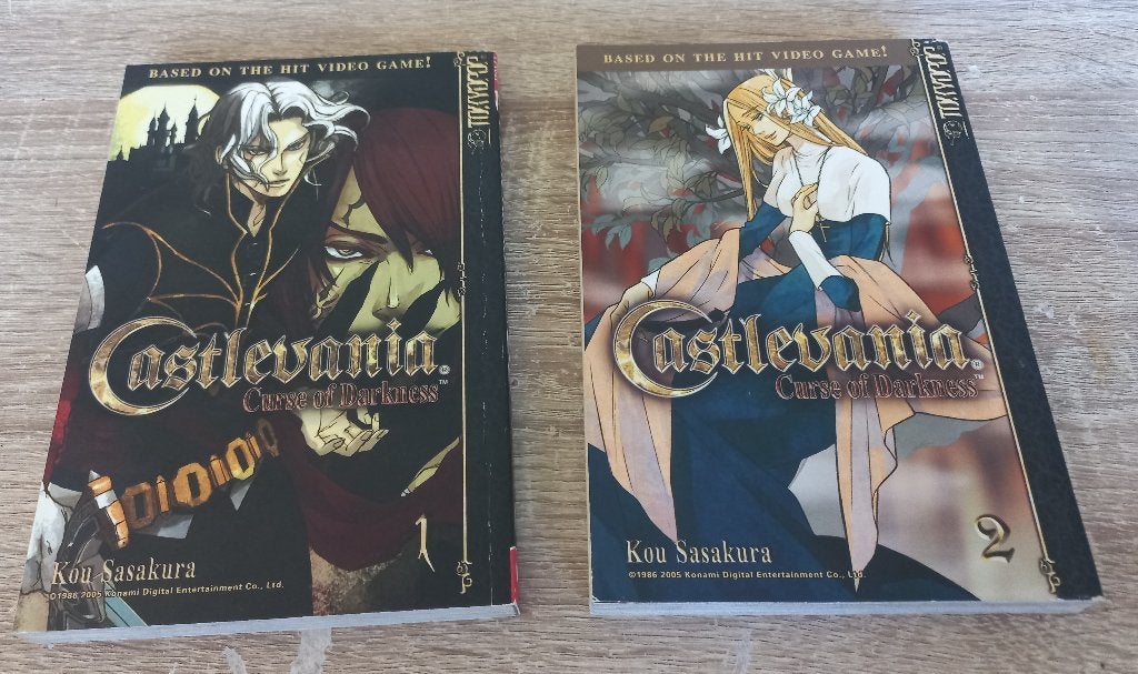 Castlevania Manga Curse of Darkness (Vol 1 + 2), Spelcomputers en Games, Avontuur en Actie, 1 speler, Ophalen of Verzenden, Zo goed als nieuw