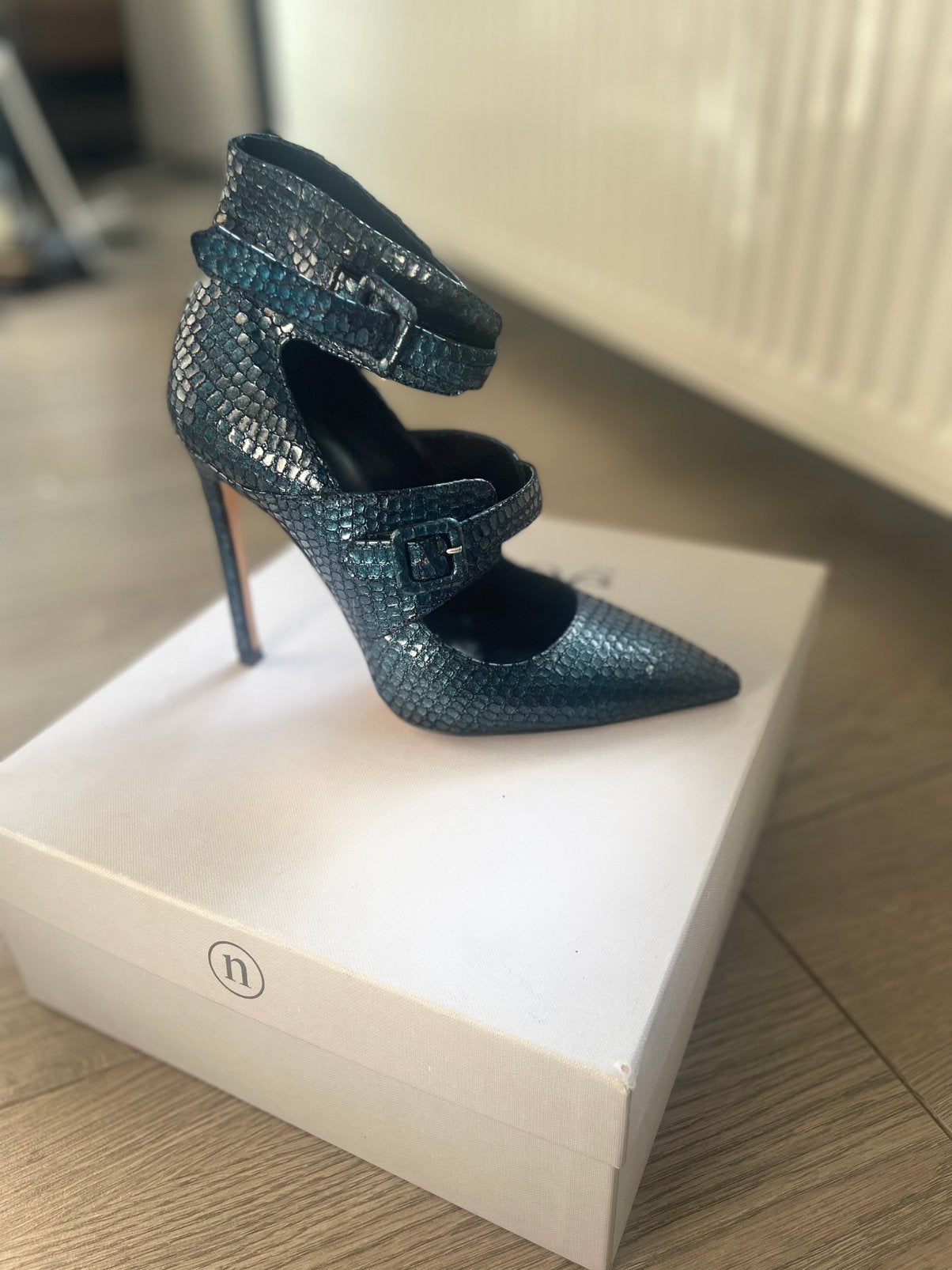 Noë schoenen maat 36, Ophalen, Pumps, Blauw, Zo goed als nieuw