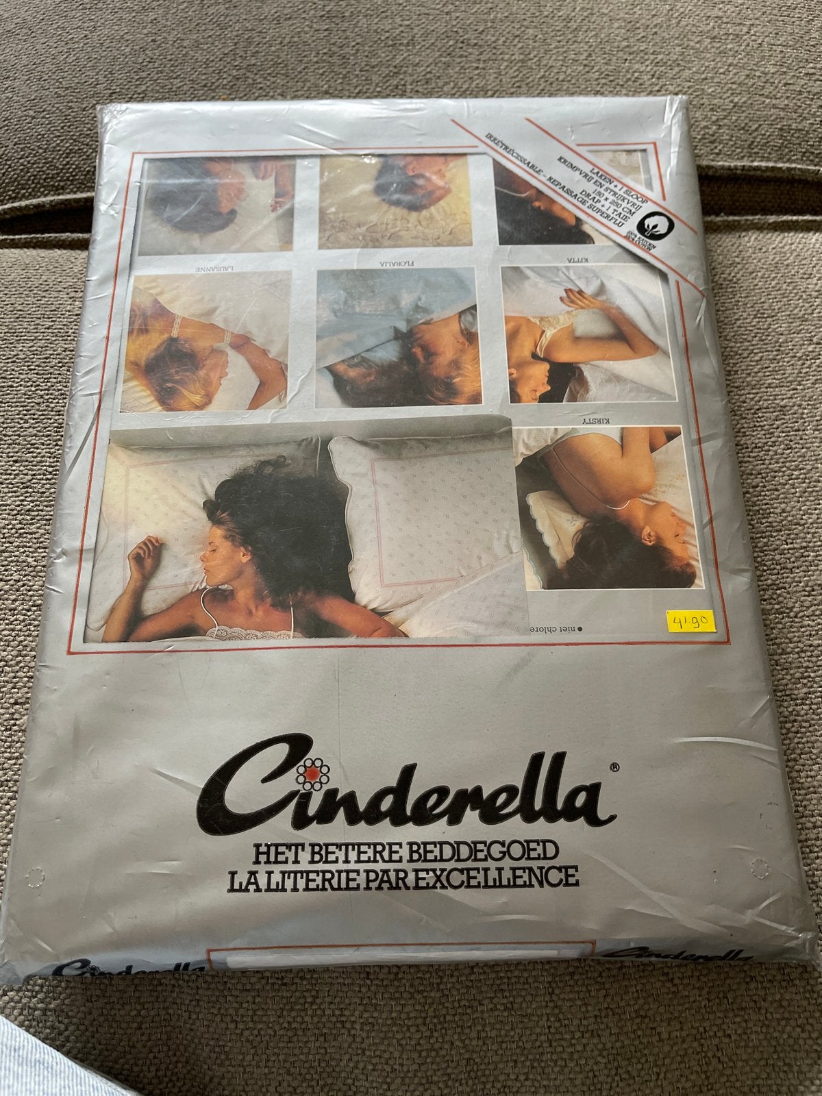 Nieuw Cinderella laken en sloop 150x250 cm, Eenpersoons, Meerkleurig, Hoeslaken of Sloop, Katoen