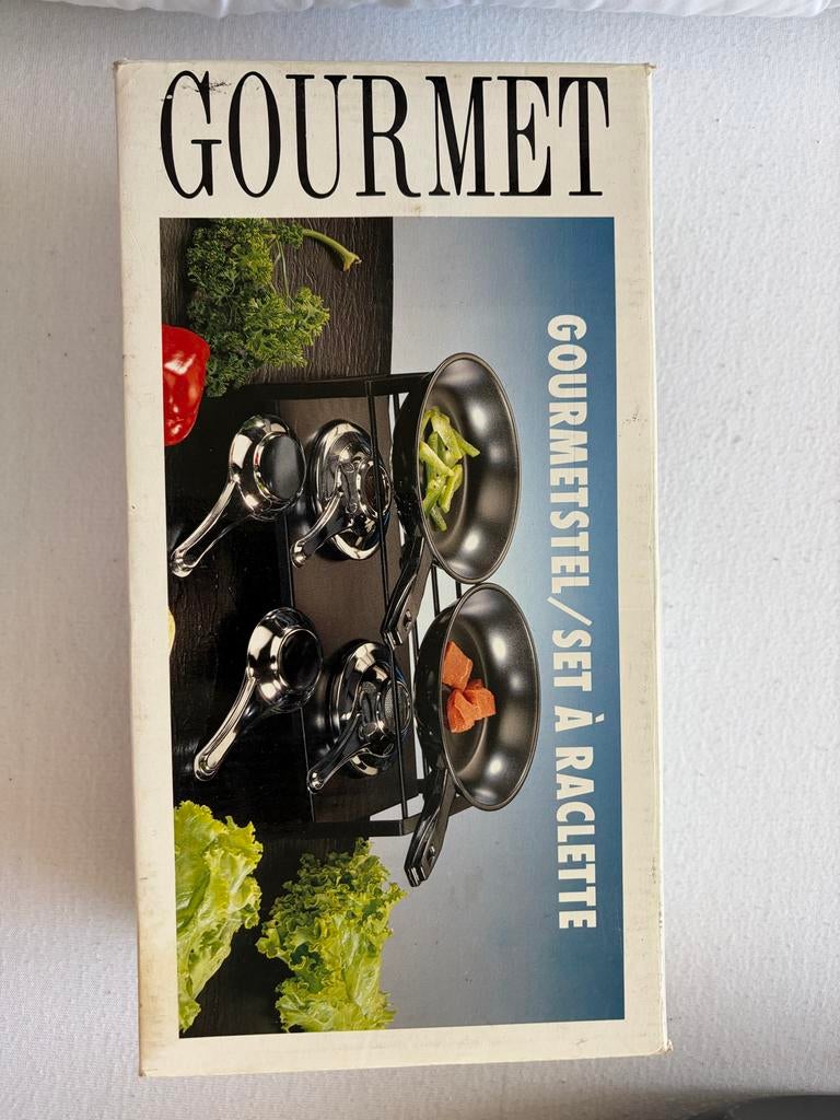 Gourmetstel / Raclette set - Nieuw in doos, Ophalen, Nieuw, 4 t/m 7 personen