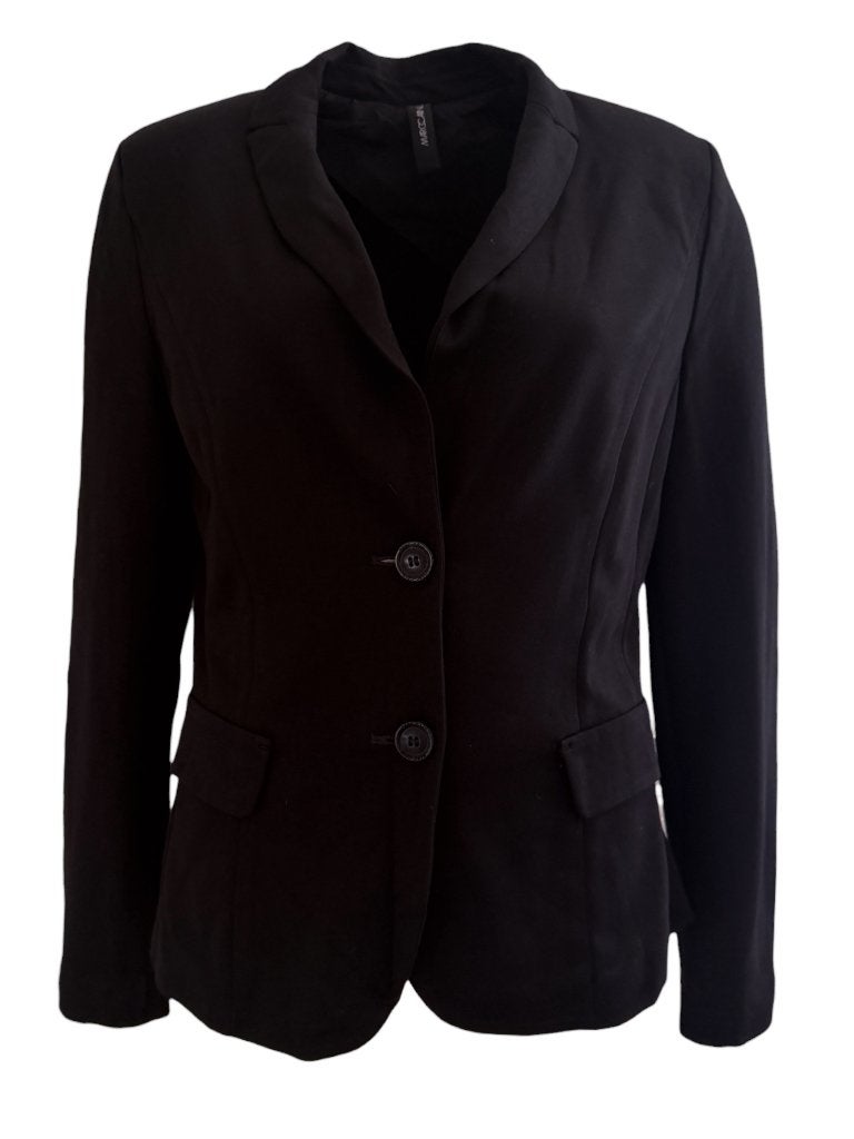 Marc Cain blazer L, Maat 38/40 (M), Zwart, Ophalen of Verzenden, Zo goed als nieuw