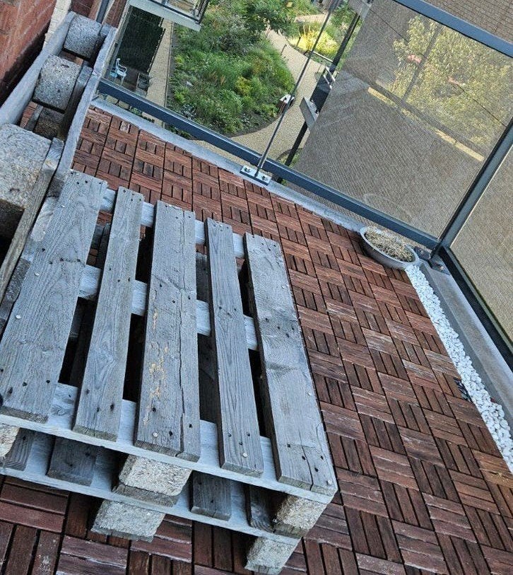 3 Pallets met gratis kussen (1 pallet grootte), Ophalen, Gebruikt