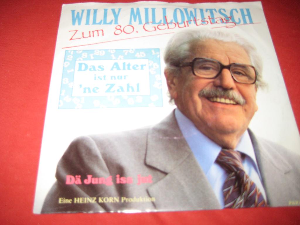 Willy Millowitsch: Das Alter ist nur ´ne Zahl, Ophalen of Verzenden, Zo goed als nieuw, Nederlandstalig