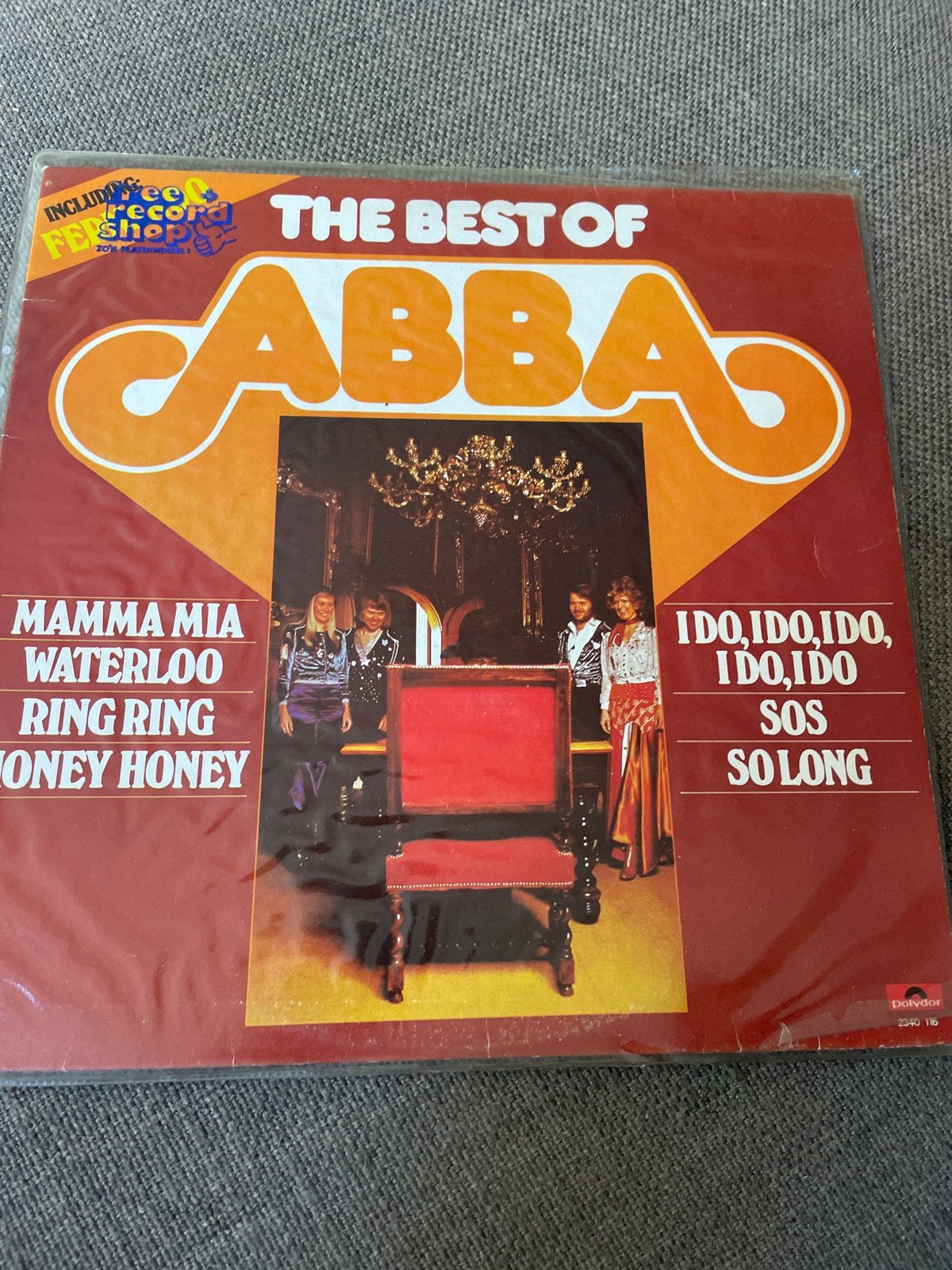 ABBA - The Best Of ABBA LP (Polydor), LP, Gebruikt, Pop, Ophalen of Verzenden