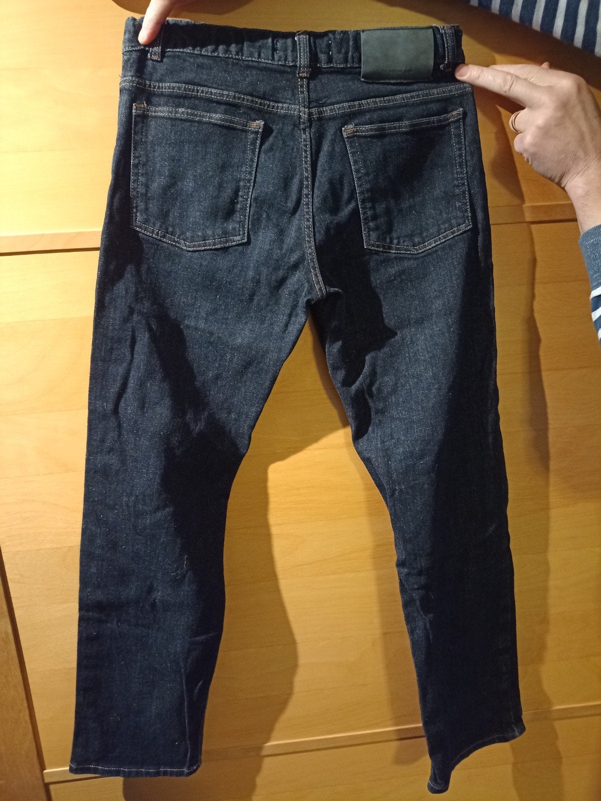 Spijkerbroek Zara - mooie kleur voor de winter - 98% katoen, Broek, Ophalen of Verzenden, Zo goed als nieuw, Zara