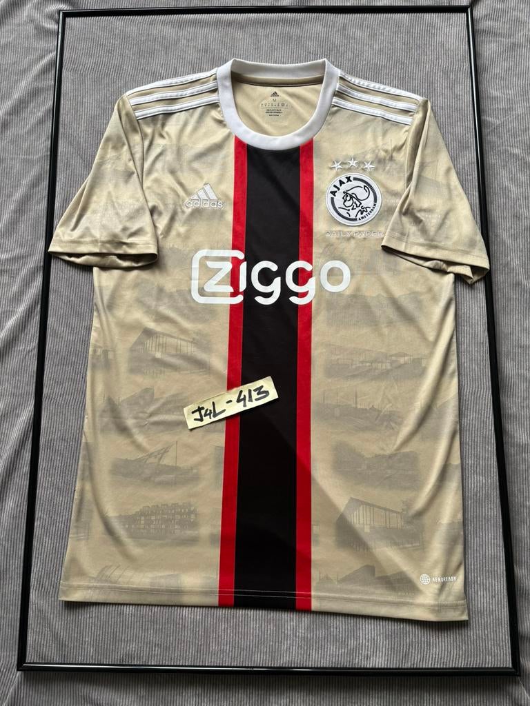 Ajax tenue 22/23 uit , Adidas, afca fside tdk 020 34, Maat XS of kleiner, Verzenden, Zo goed als nieuw, Shirt