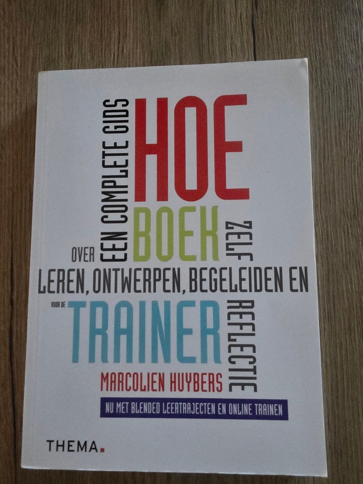 Hoe-boek voor de trainer - Marcolien Huybers, Ophalen of Verzenden, Zo goed als nieuw, HBO, Marcolien Huybers