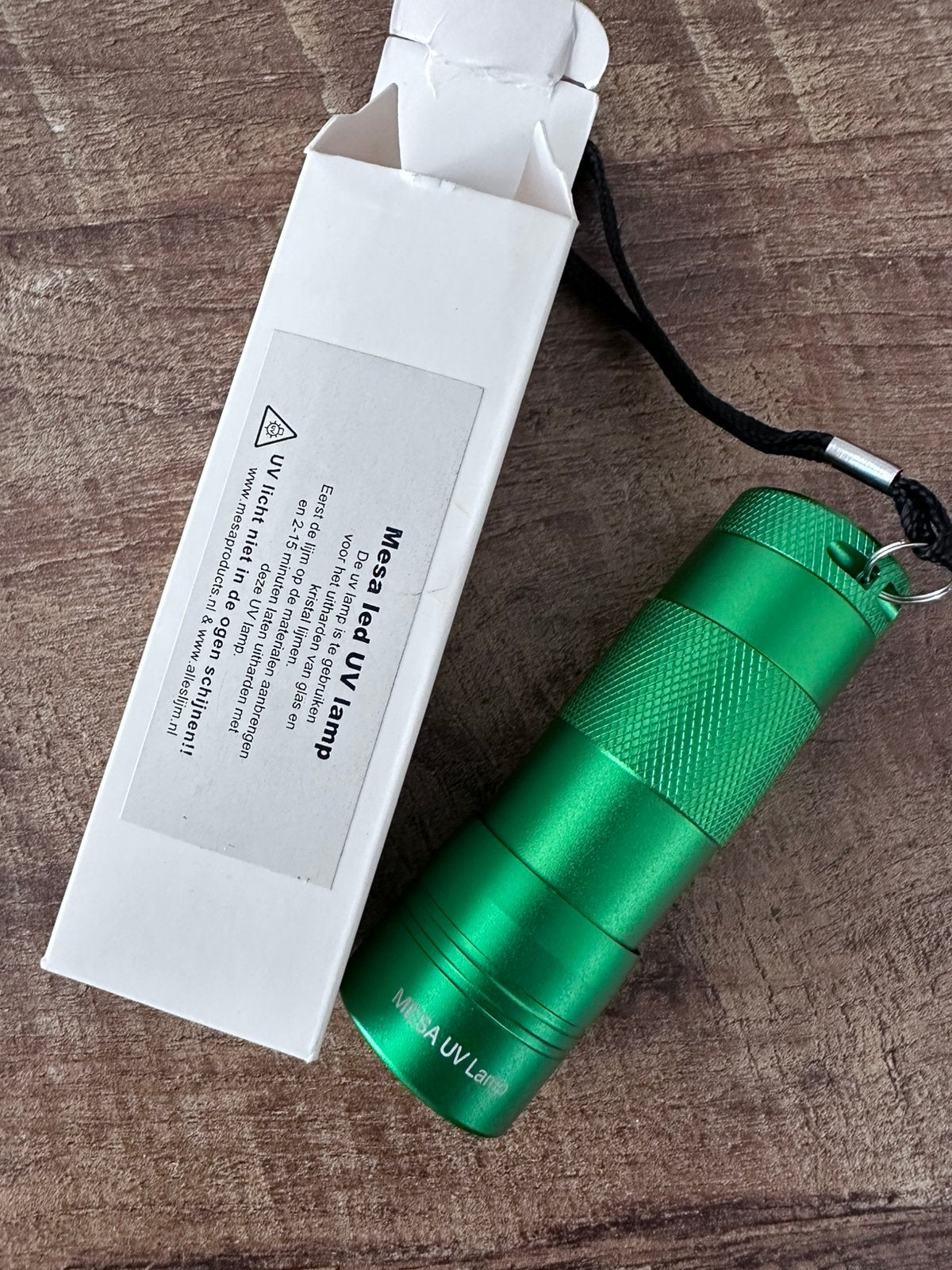 Uv zaklamp Mesa, Ophalen, Zo goed als nieuw, Batterij