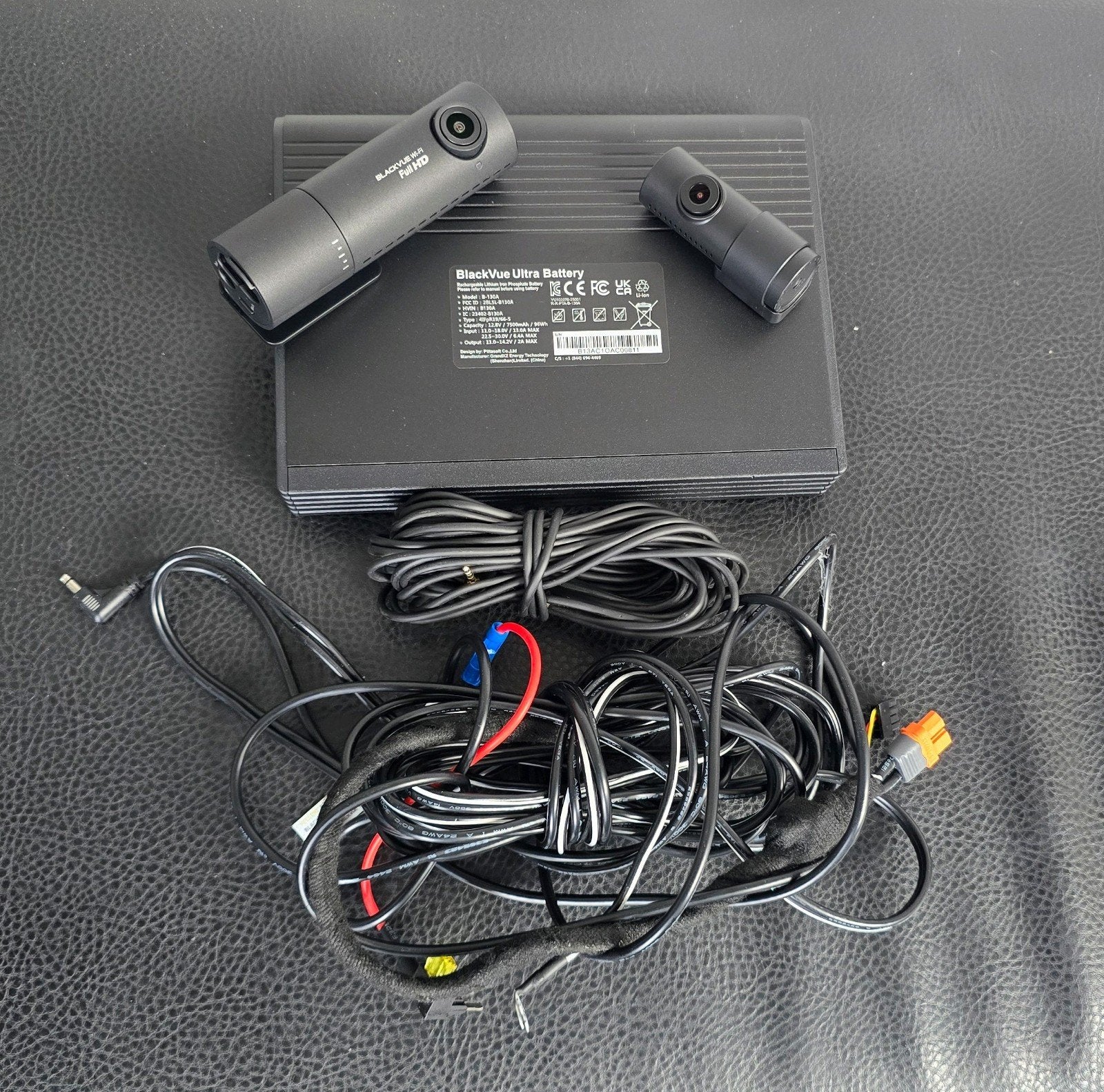 BlackVue ultra battery B-130A Professionele Dashcam Set, Auto diversen, Ophalen of Verzenden, Zo goed als nieuw