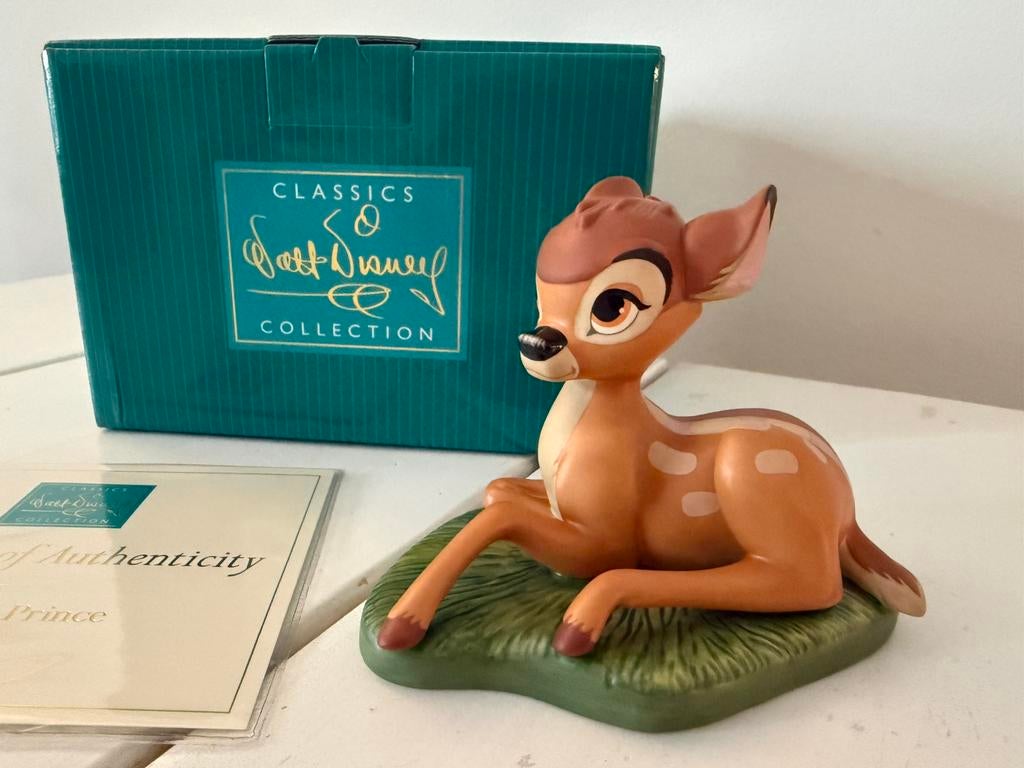 WDCC Walt Disney Classics Collection Bambi, Verzamelen, Ophalen of Verzenden, Zo goed als nieuw, Beeldje of Figuurtje