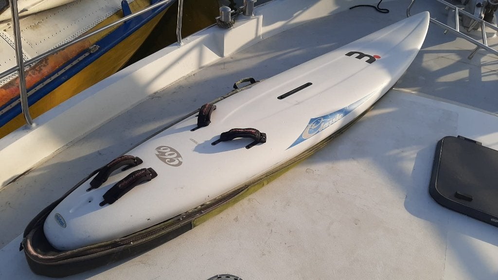 Surfplank Mistral Classic 295, Watersport en Boten, Windsurfen, Ophalen, Zo goed als nieuw, Met mast, Plank