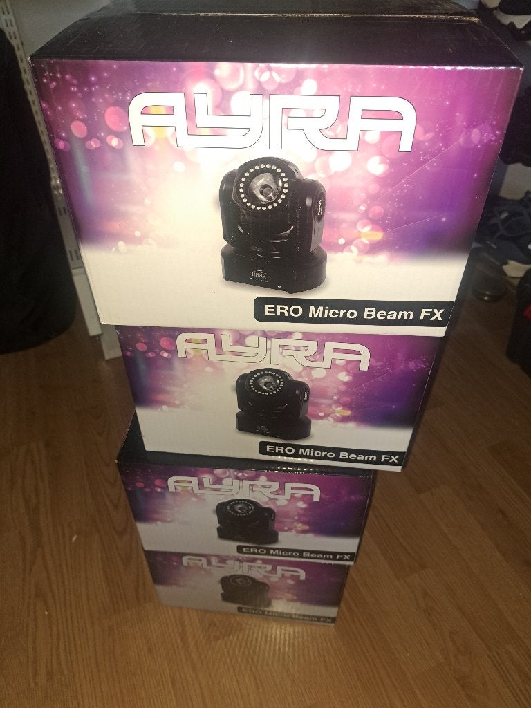 6x Ayra Ero Mini Moving Head, Muziek en Instrumenten, Ophalen of Verzenden, Nieuw, Licht, Geluidgestuurd