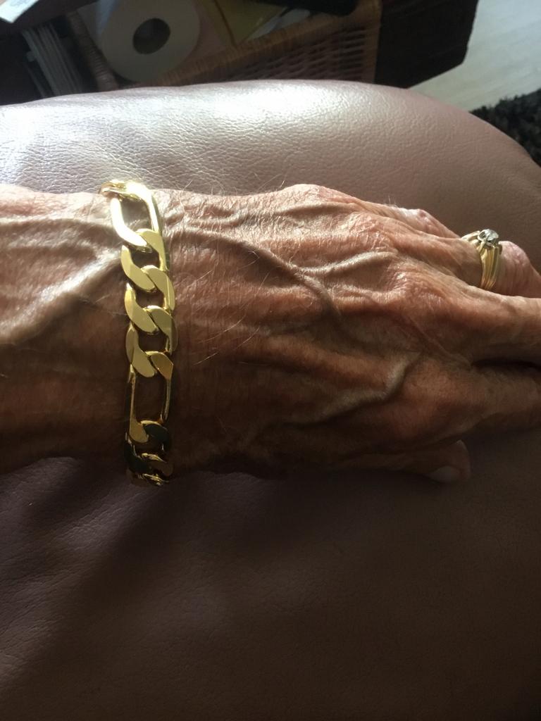 Herenarmband, Ophalen of Verzenden, Nieuw, Goud, Overige materialen