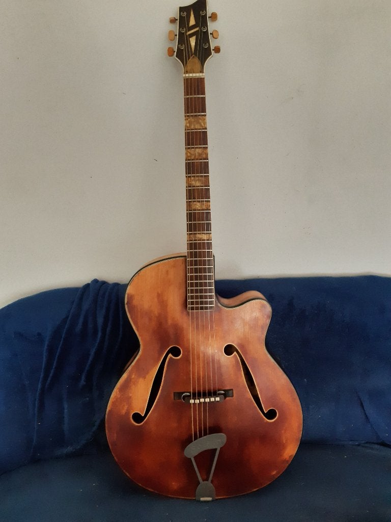 Vintage Archtop Gitaar  Framus Sorella, Ophalen, Gebruikt, Overige typen