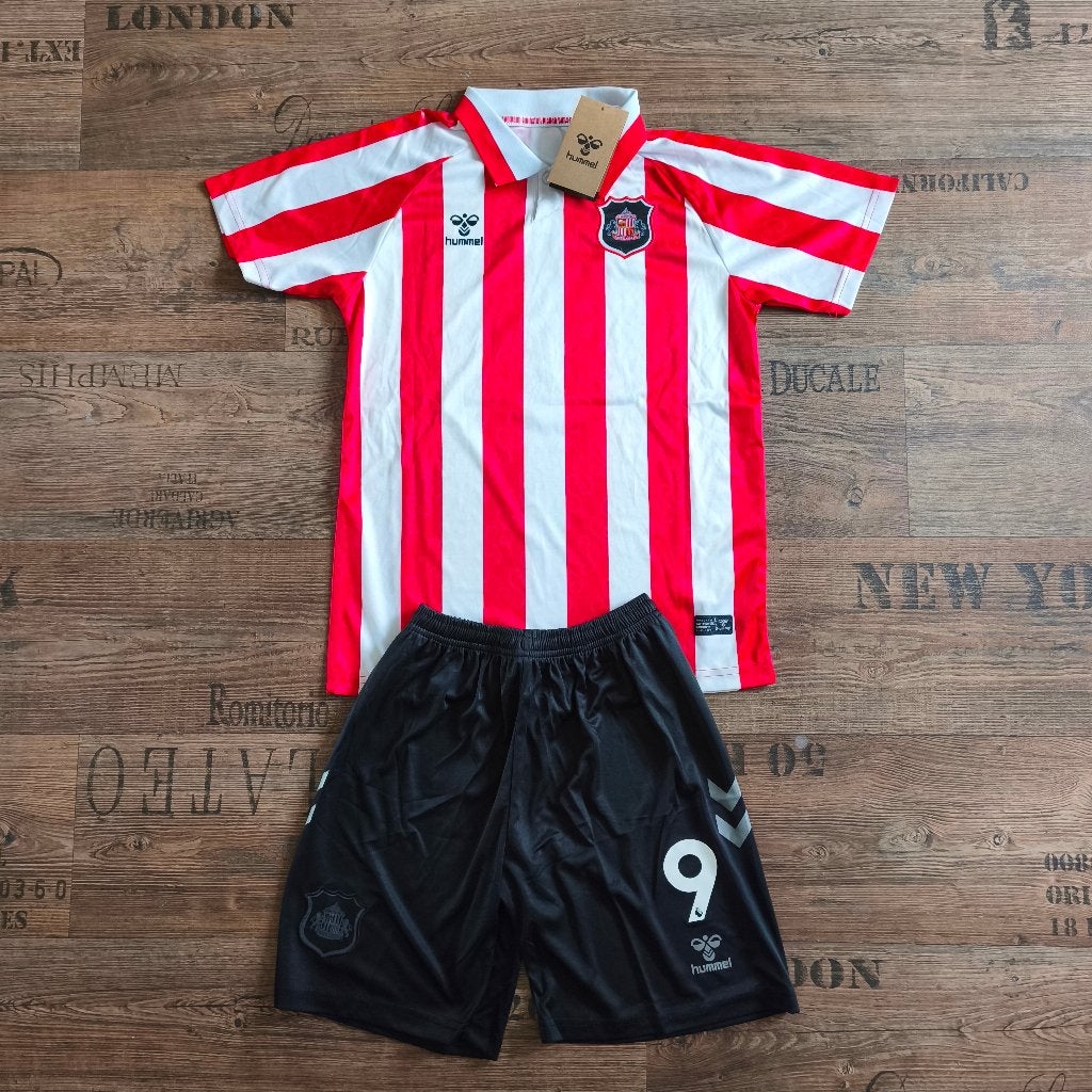 Sunderland Brobbey Tenue Shirt + Broekje 26/27, Maat XS of kleiner, Ophalen of Verzenden, Zo goed als nieuw, Set