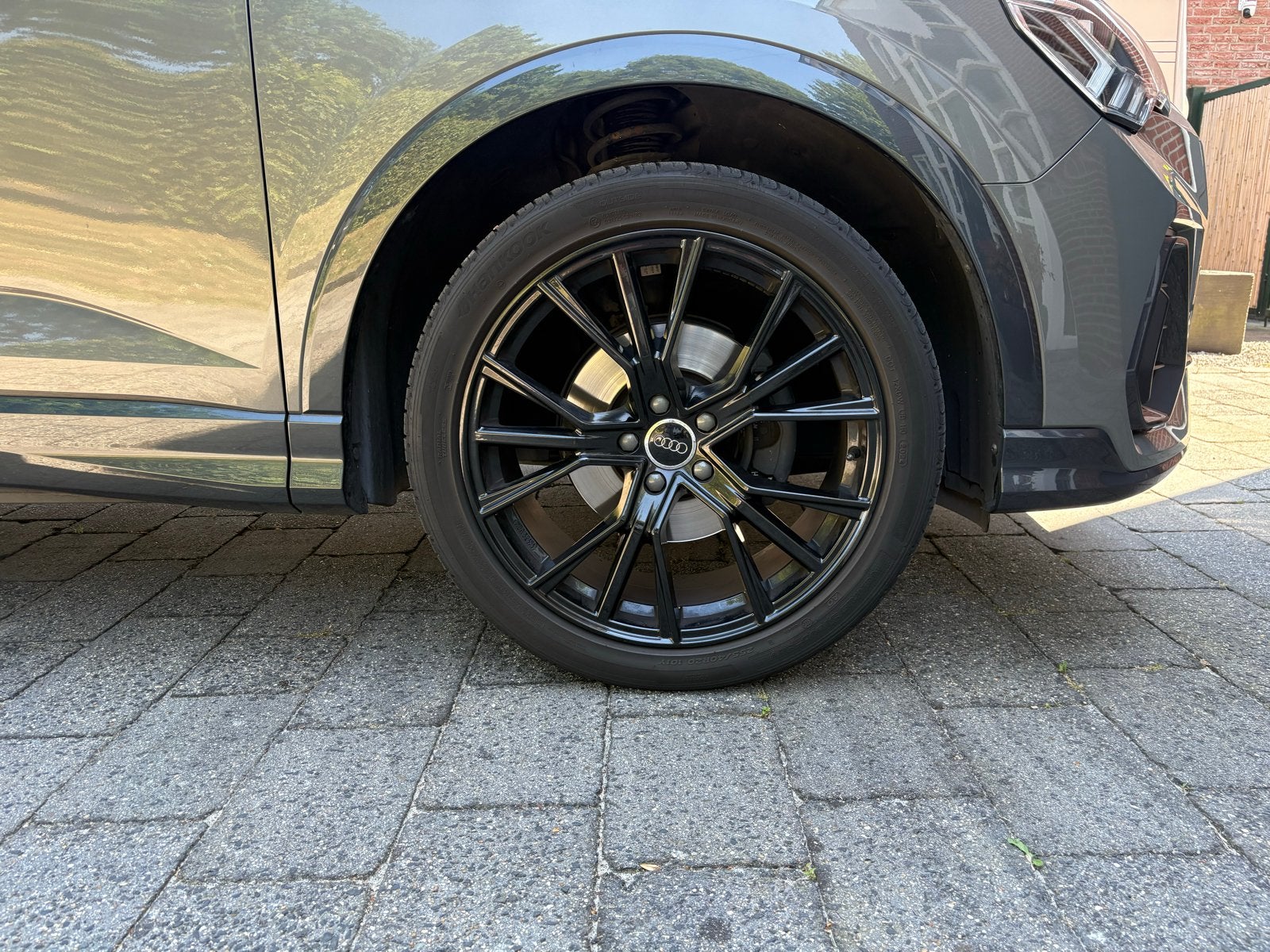 Audi Q3 35 Tfsi 150pk S Tronic 2020 Grijs, Auto's, Zwart, 4 cilinders, 1505 kg, 84 €/maand