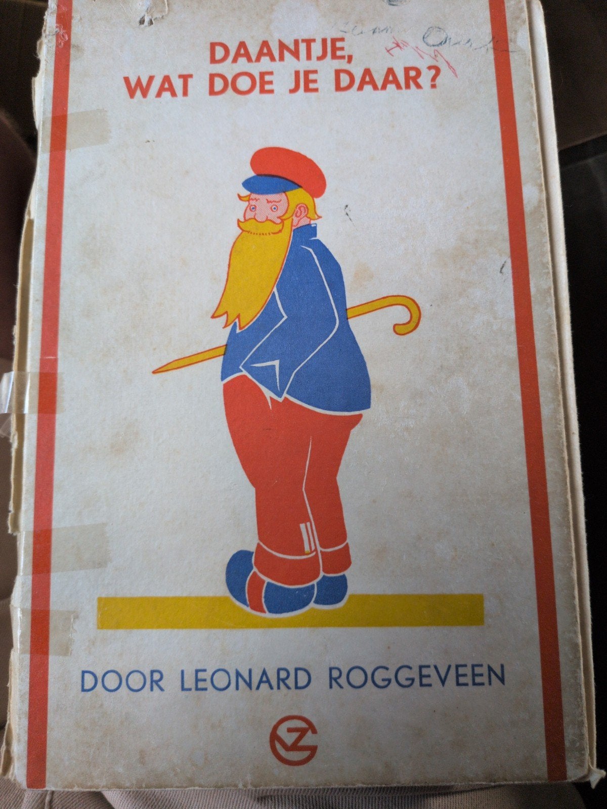 Daantje, Wat Doe Je Daar? - Leonard Roggeveen Oud Kinderboek, Boeken, Ophalen of Verzenden, Gelezen, Leonard Roggeveen, Fictie algemeen