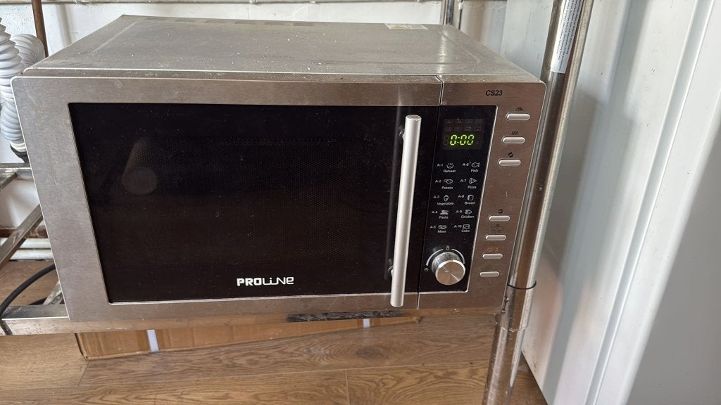 Proline Oven + Microwave, Witgoed en Apparatuur, Magnetrons, Ophalen, Combimagnetron, 60 cm of meer, Zo goed als nieuw
