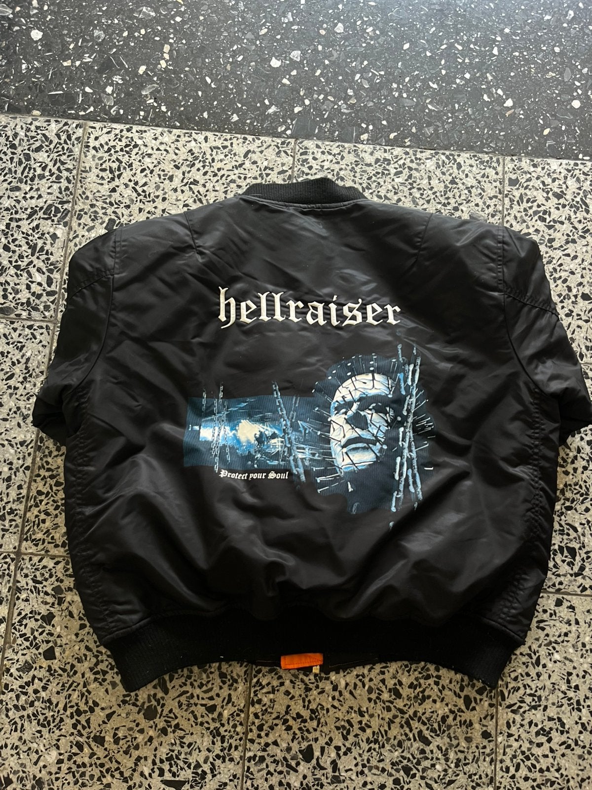 Hellraiser Jasje Jacket Thunderdome Hardcore Gabber Bomber, Kleding | Heren, Ophalen, Zo goed als nieuw