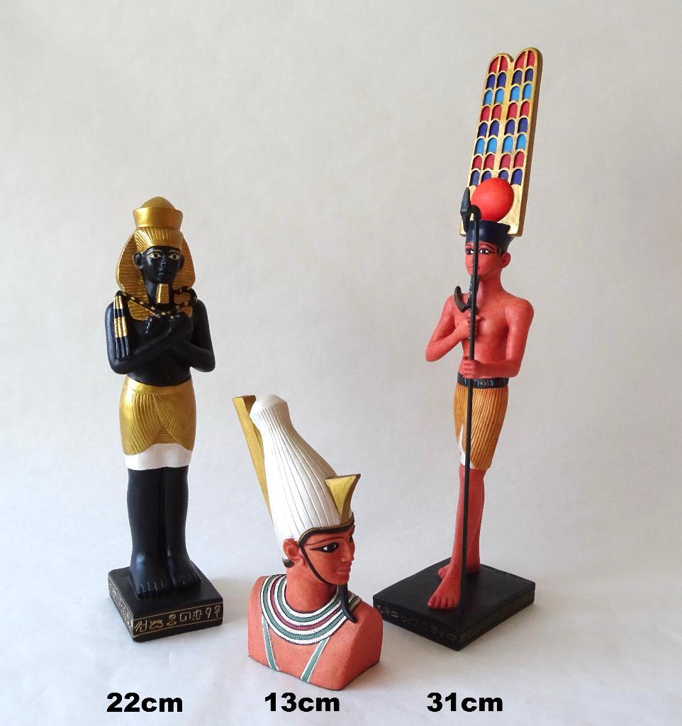 Veronese design 3 egyptische beeldjes., Verzamelen, Ophalen of Verzenden, Zo goed als nieuw, Overige typen