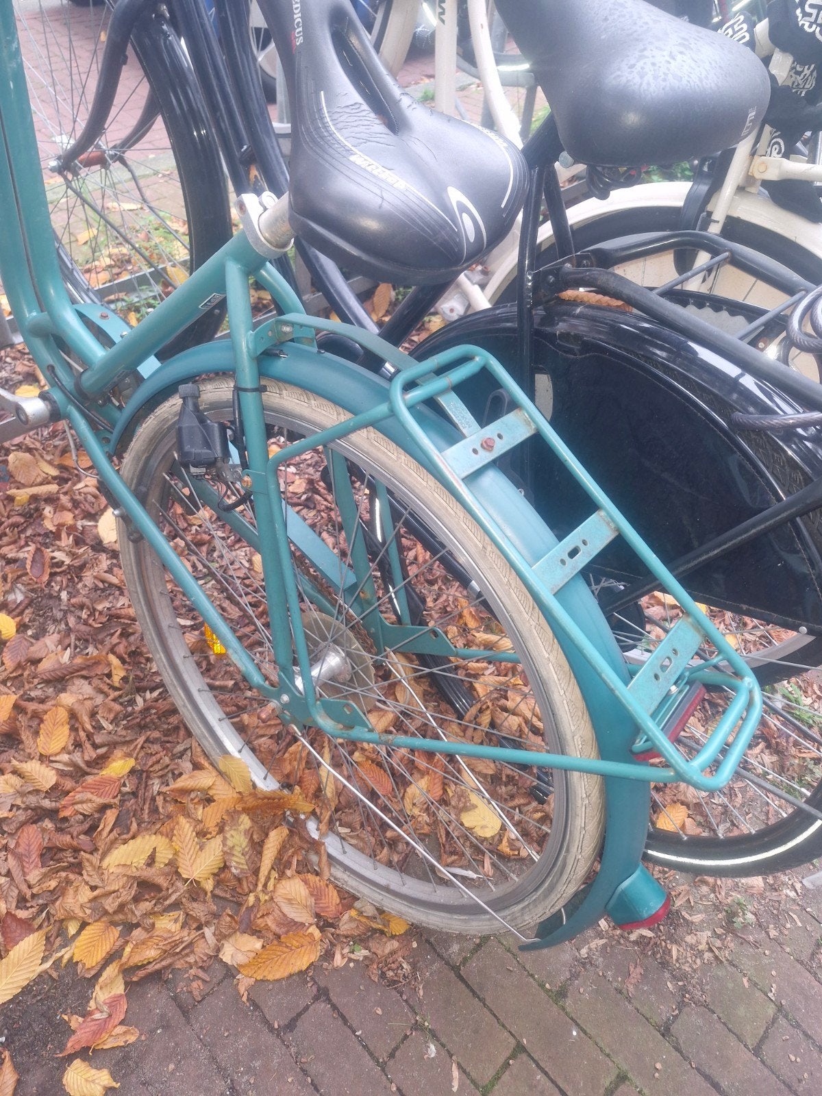 b'twin Elops damesfiets opknapper - banden leeg, versnelling, Gebruikt, Velgrem, Versnellingen, Ophalen