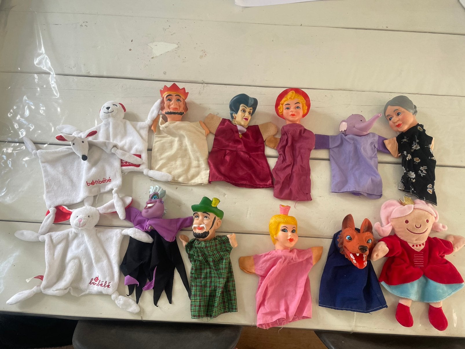 Poppenkast poppen / handpoppen, Ophalen of Verzenden, Gebruikt, Overige typen