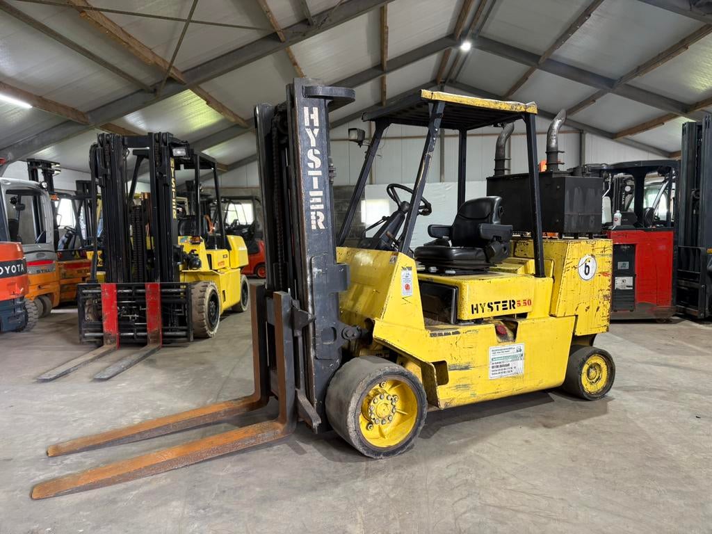 Hyster S5.50XLS Diesel, Meer dan 4000 kg, Ophalen of Verzenden, Diesel, Heftruck