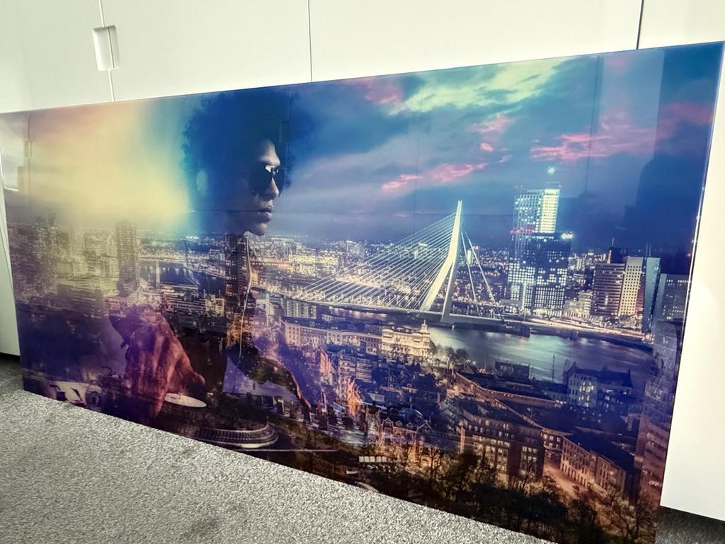 Skyline Rotterdam, uniek en gaaf kunstwerk Ginvi Art Gallery, Ophalen