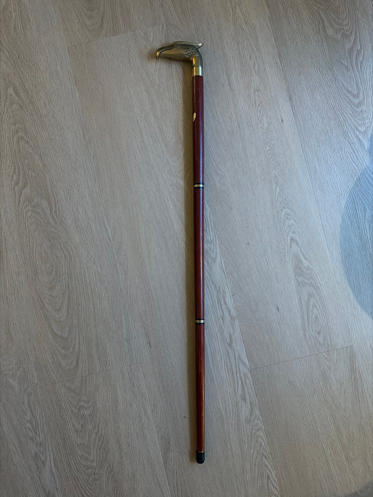Chique wandelstok messing, Ophalen of Verzenden