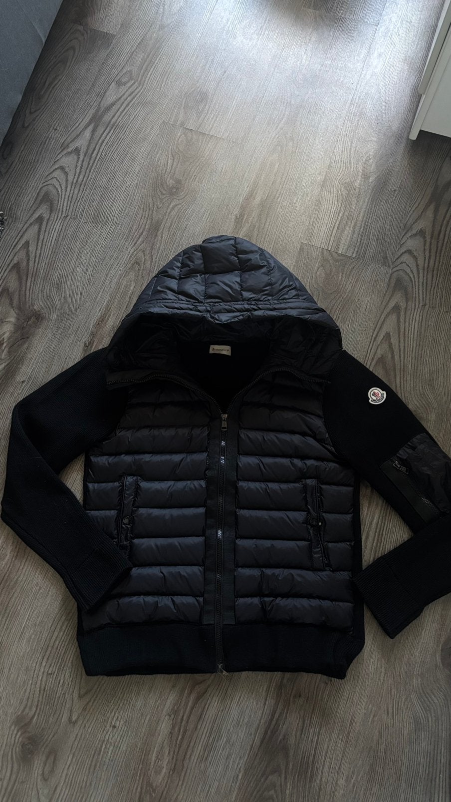 Moncler cardigan zwart S, Verzenden, Nieuw, Maat 46 (S) of kleiner, Zwart