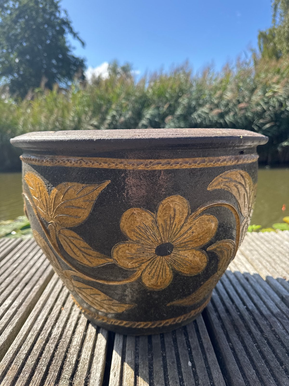 Japanse bloempot, Gebruikt, Rond, Binnen, Minder dan 40 cm