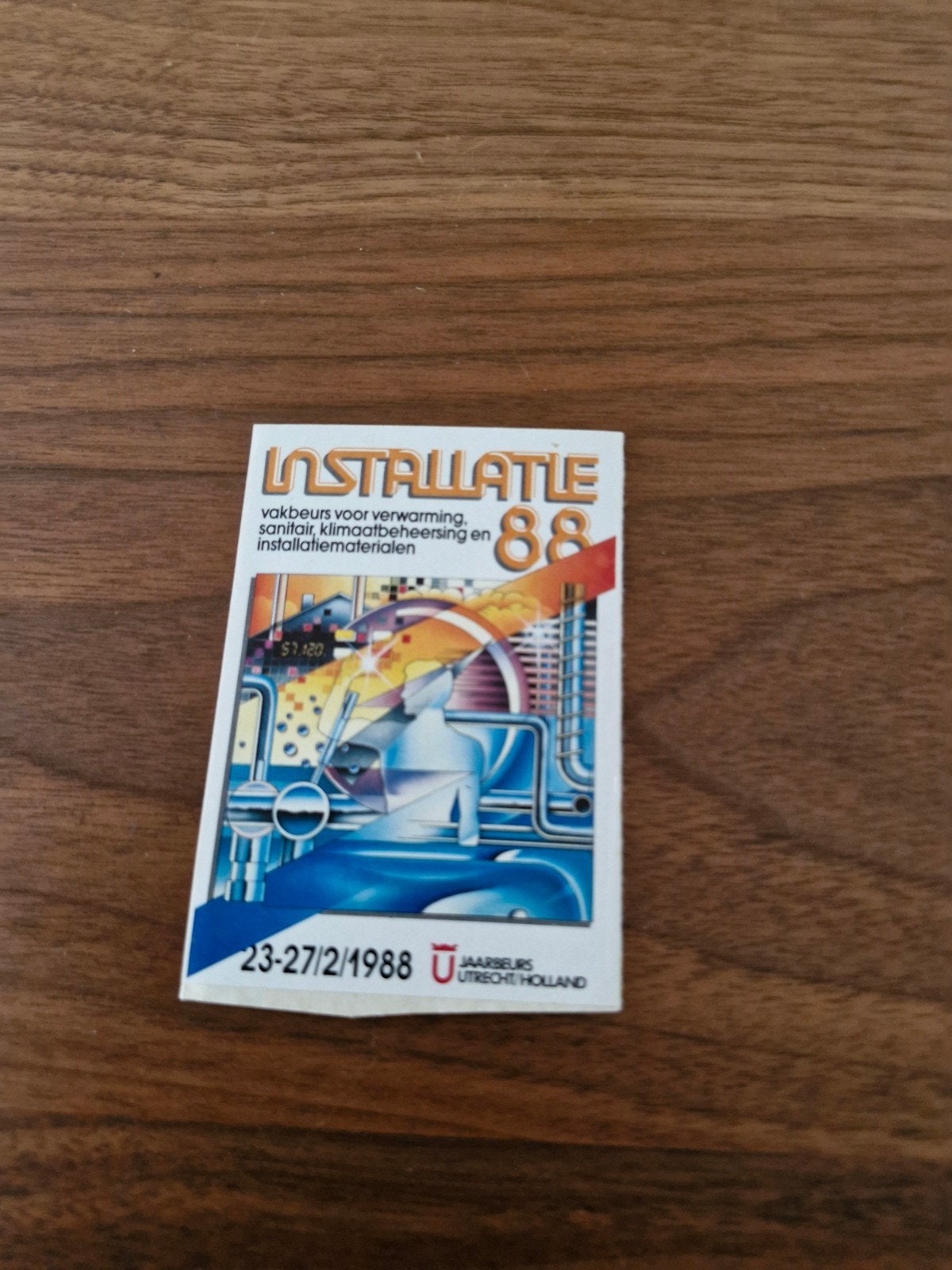 9005  Installatie 88 Jaarbeurs Utrecht Holland Sticker, Ophalen of Verzenden, Gebruikt, Overige typen