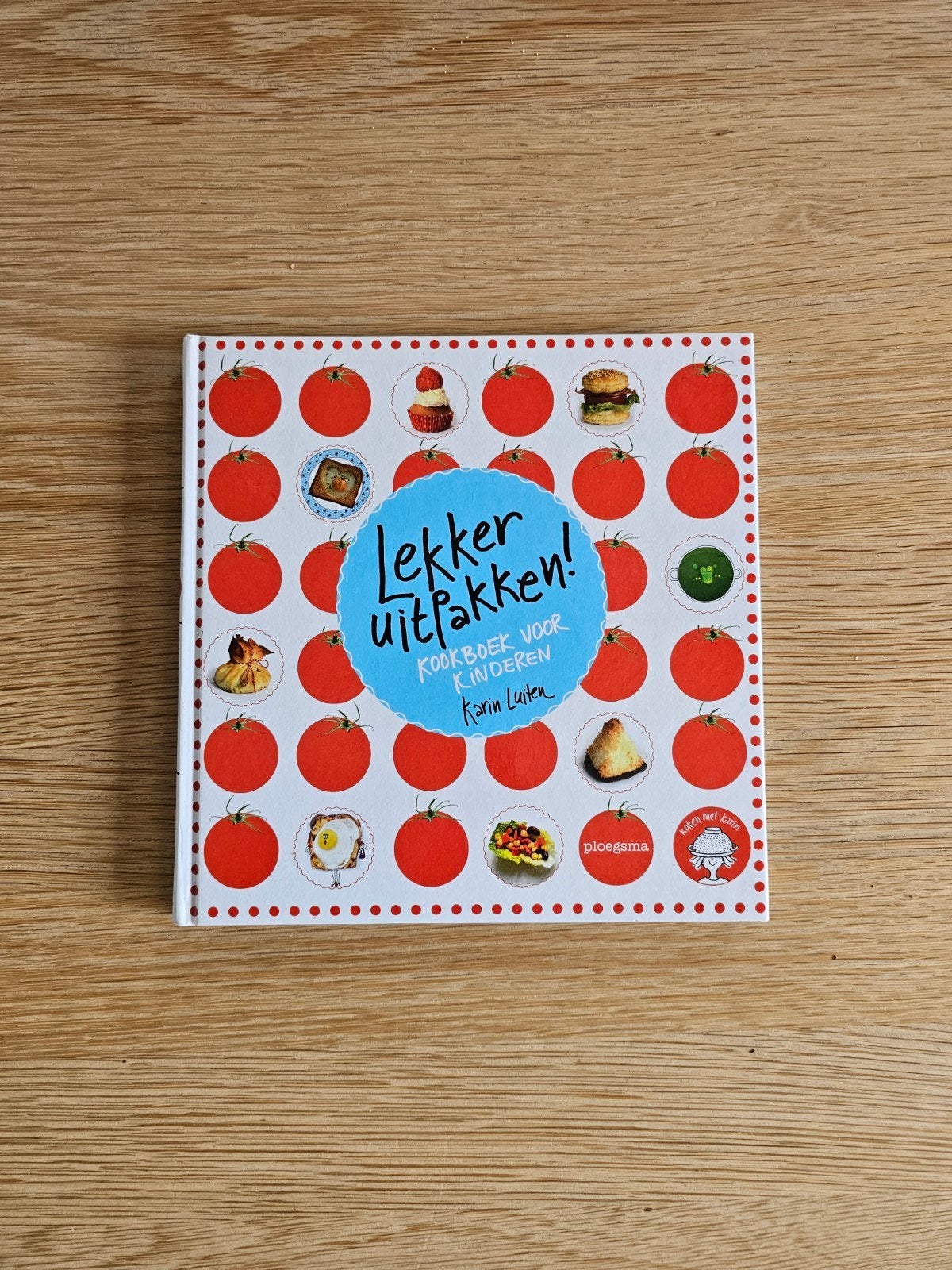 Lekker uitpakken! Kookboek voor kinderen - Karin Luiten, Boeken, Ophalen of Verzenden, Zo goed als nieuw, Overige gebieden, Hoofdgerechten