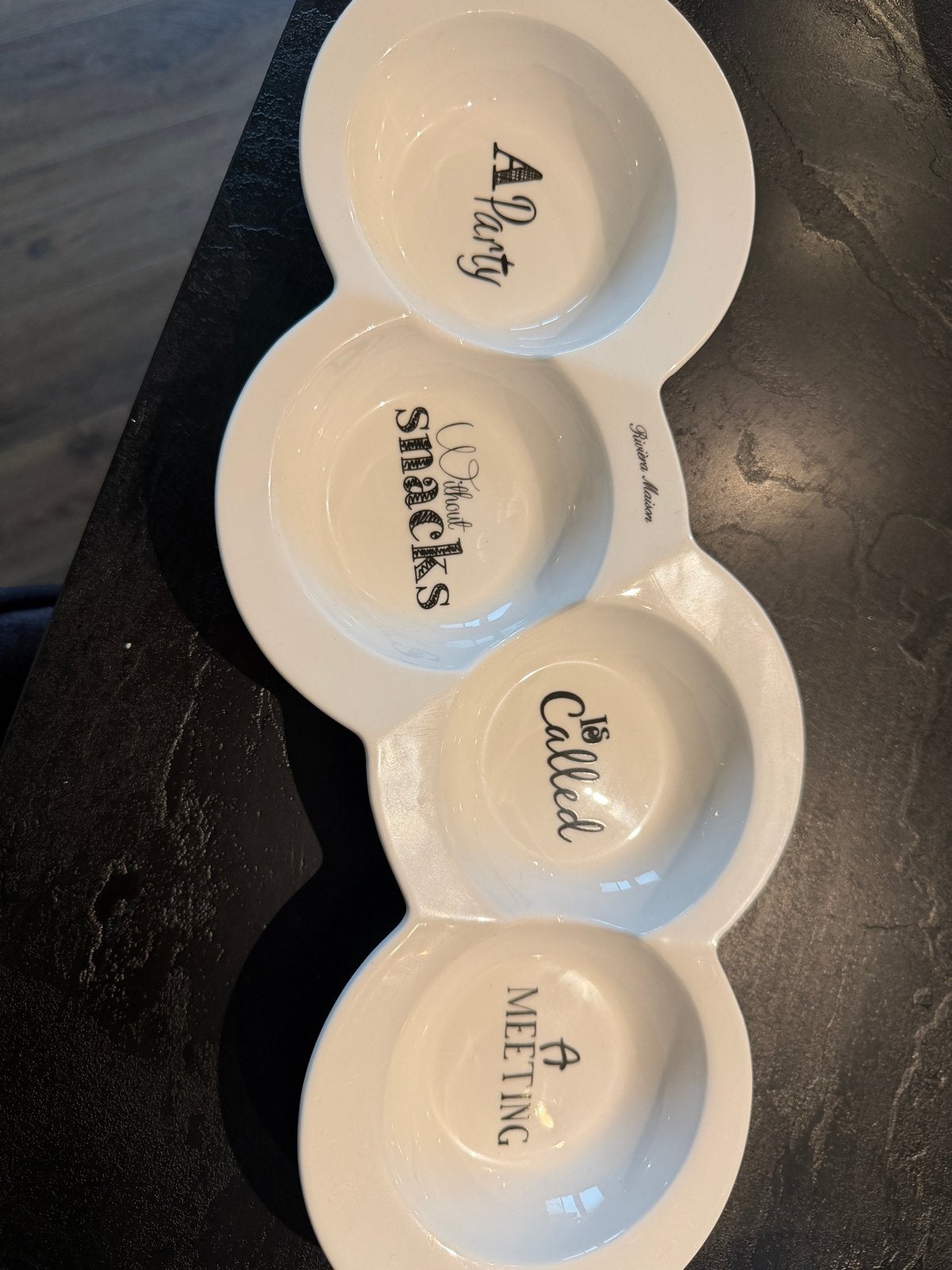 Riviera Maison snackschaal - Nieuwstaat, Ophalen of Verzenden, Nieuw, Overige merken, Schaal of Schalen