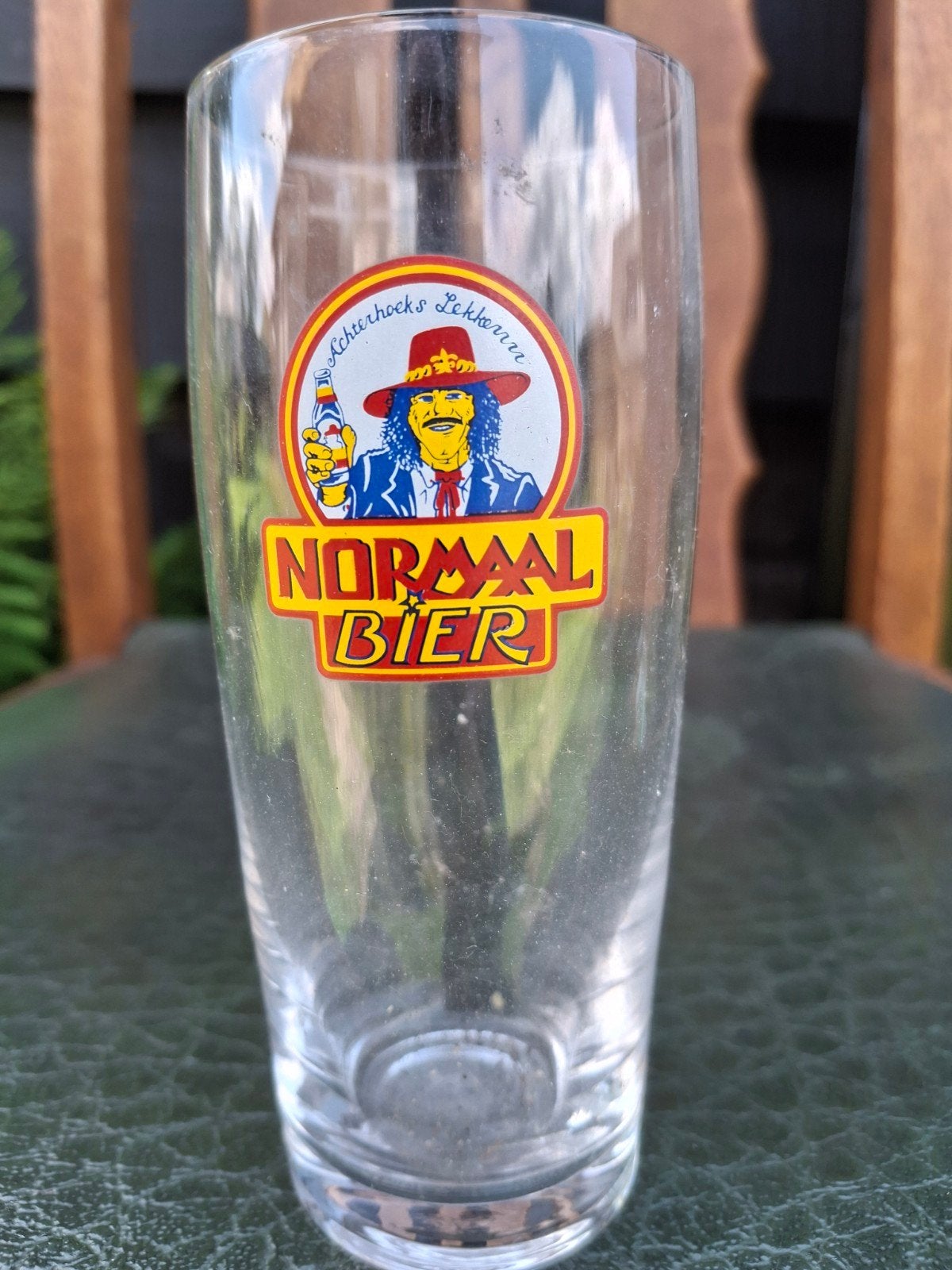 Normaal Bier glas - Achterhoeks Lekkerste, Ophalen of Verzenden, Gebruikt, Glas of Glazen, Overige merken
