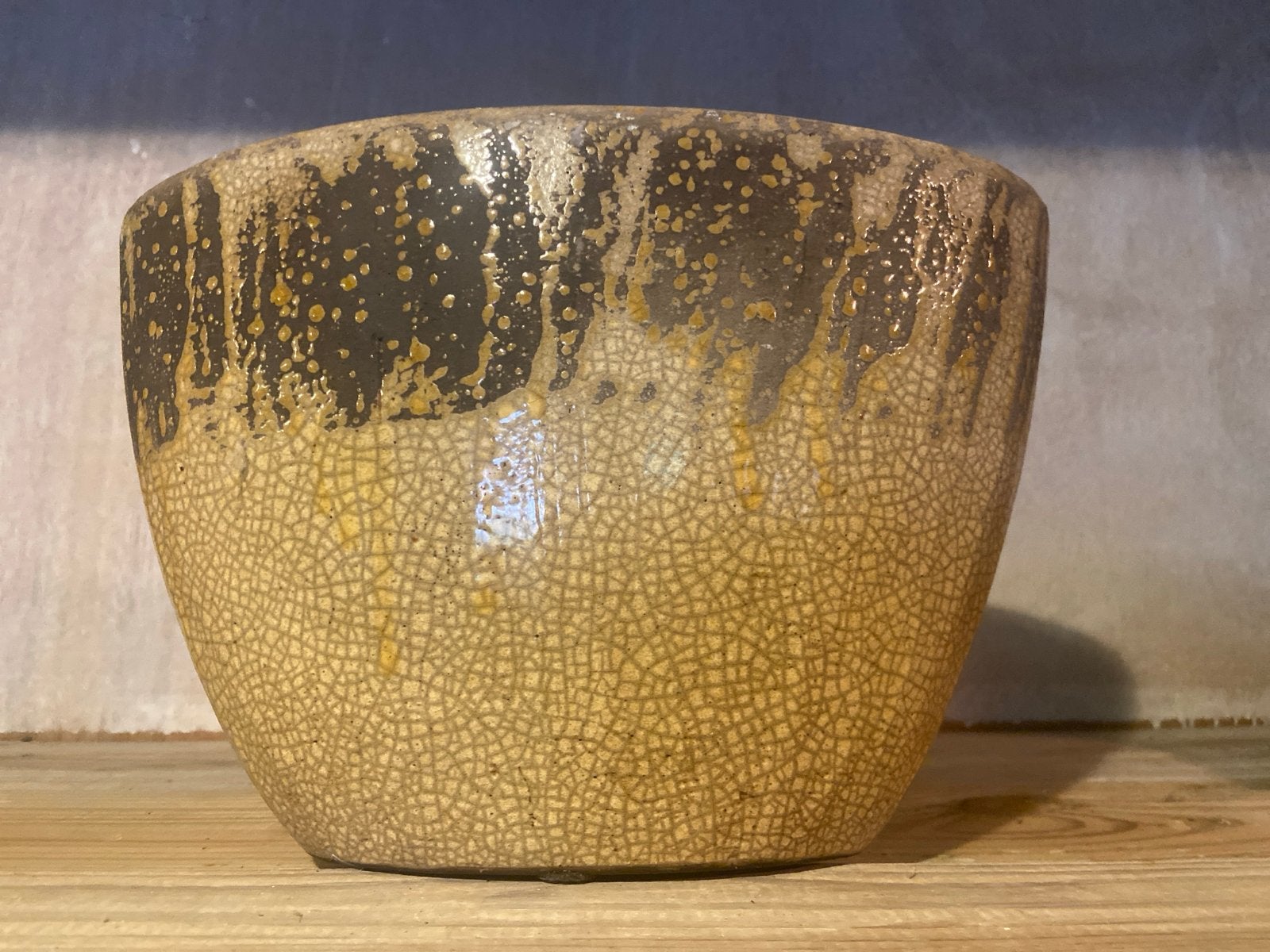 Decoratieve Gele pot, Ophalen