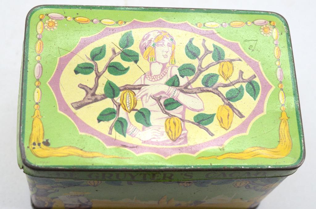 Blik De Gruyter Cacao Groenmerk, Verzenden, Gebruikt, Overige, Overige merken