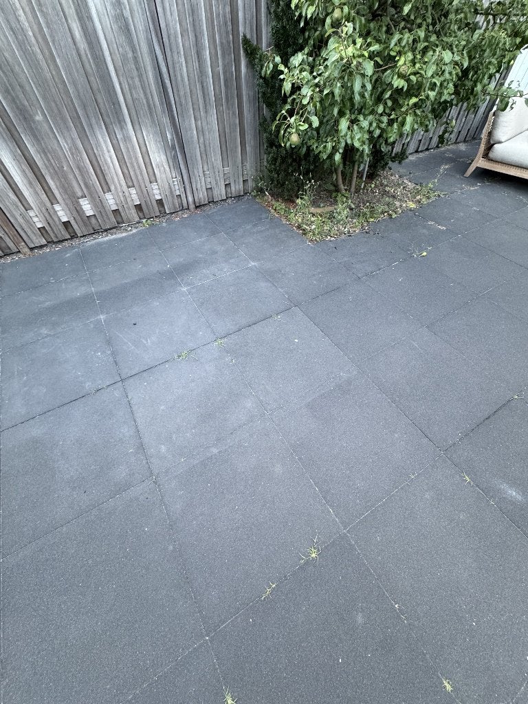 tuintegels 60x60 gratis afhalen, Ophalen, Gebruikt, 10 m² of meer, Beton