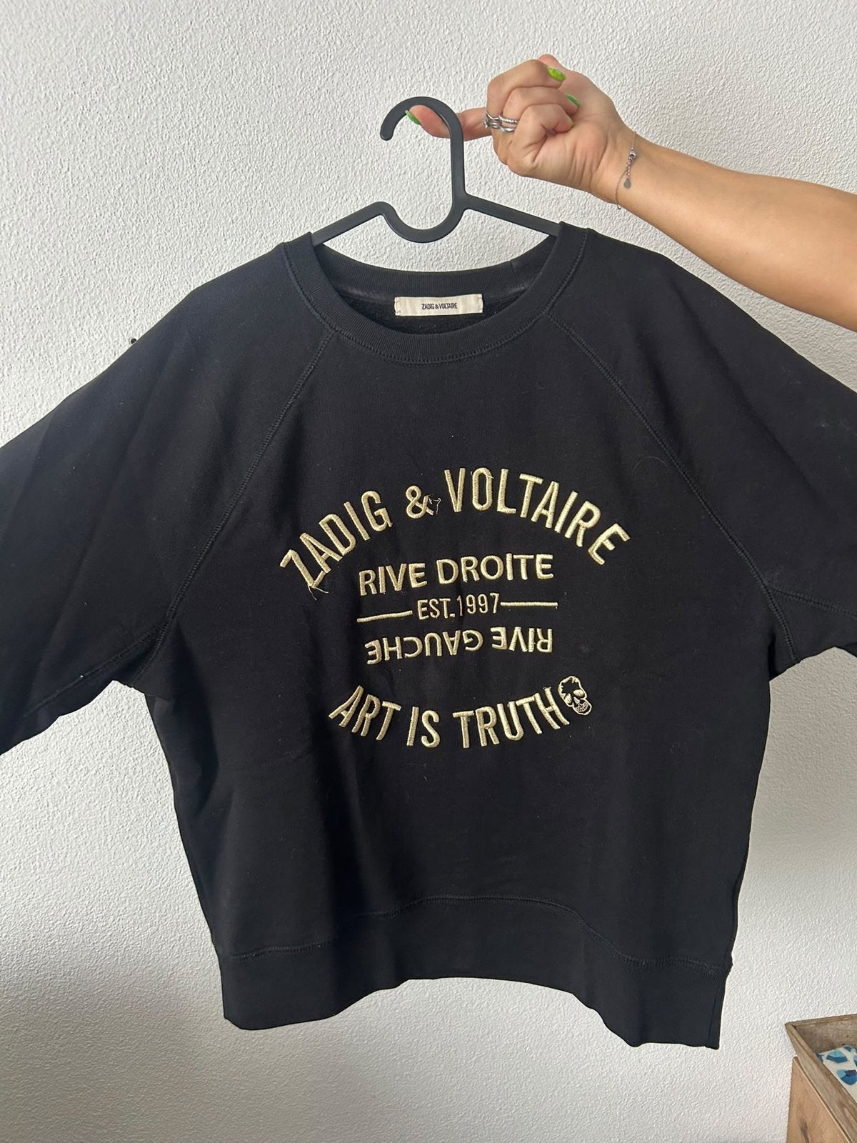 Zadig & Voltaire Trui Maat S - Zo goed als nieuw, Kleding | Dames, Zwart, Ophalen of Verzenden, Zo goed als nieuw, Lange mouw
