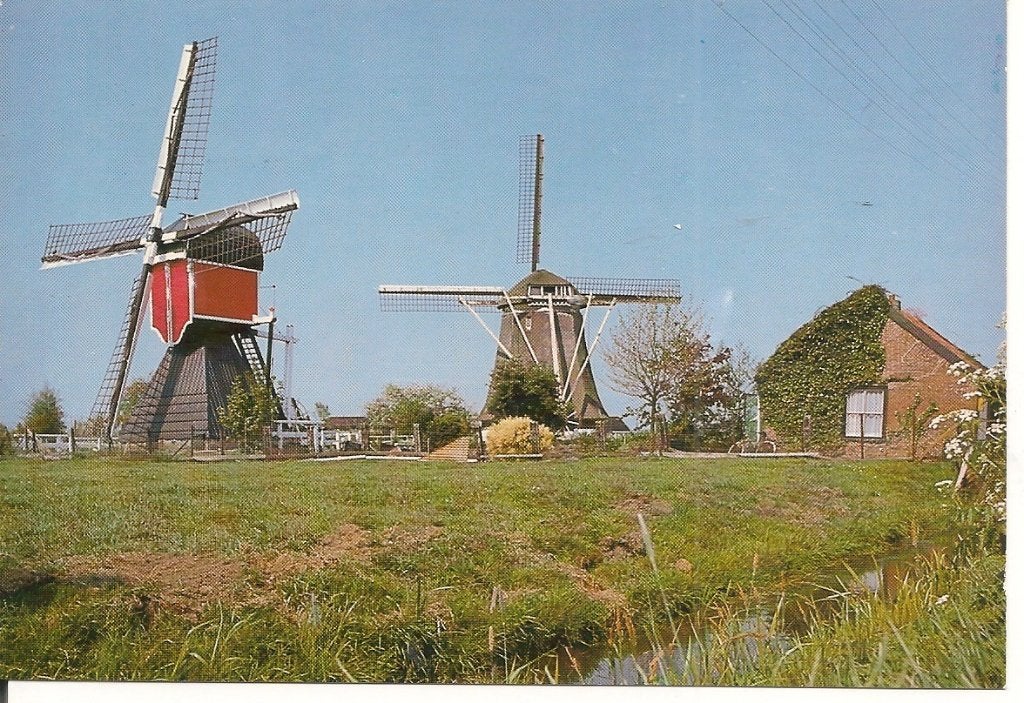 Oude ansichtkaart Maarssen - Hollandse Wipmolen, Ophalen of Verzenden, 1980 tot heden, Gelopen, Utrecht