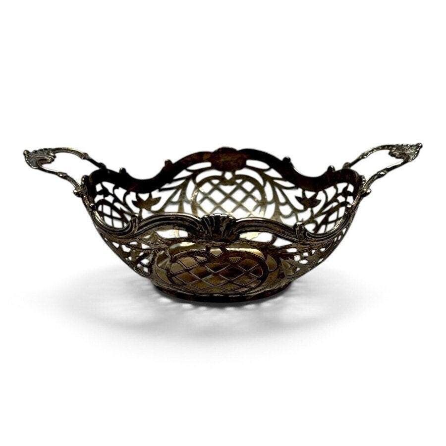 Zilveren bonbonmandje, 1948, Ophalen of Verzenden, Zilver