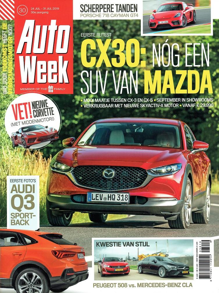 Autoweek 2019 nr. 30 (o.a. Mercedes CLA 220 & Peugeot 508), Verzenden, Gelezen, Algemeen