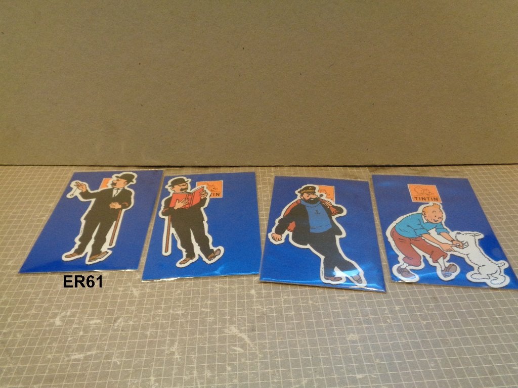 kuifje magneet kaarten, Ophalen of Verzenden, Zo goed als nieuw