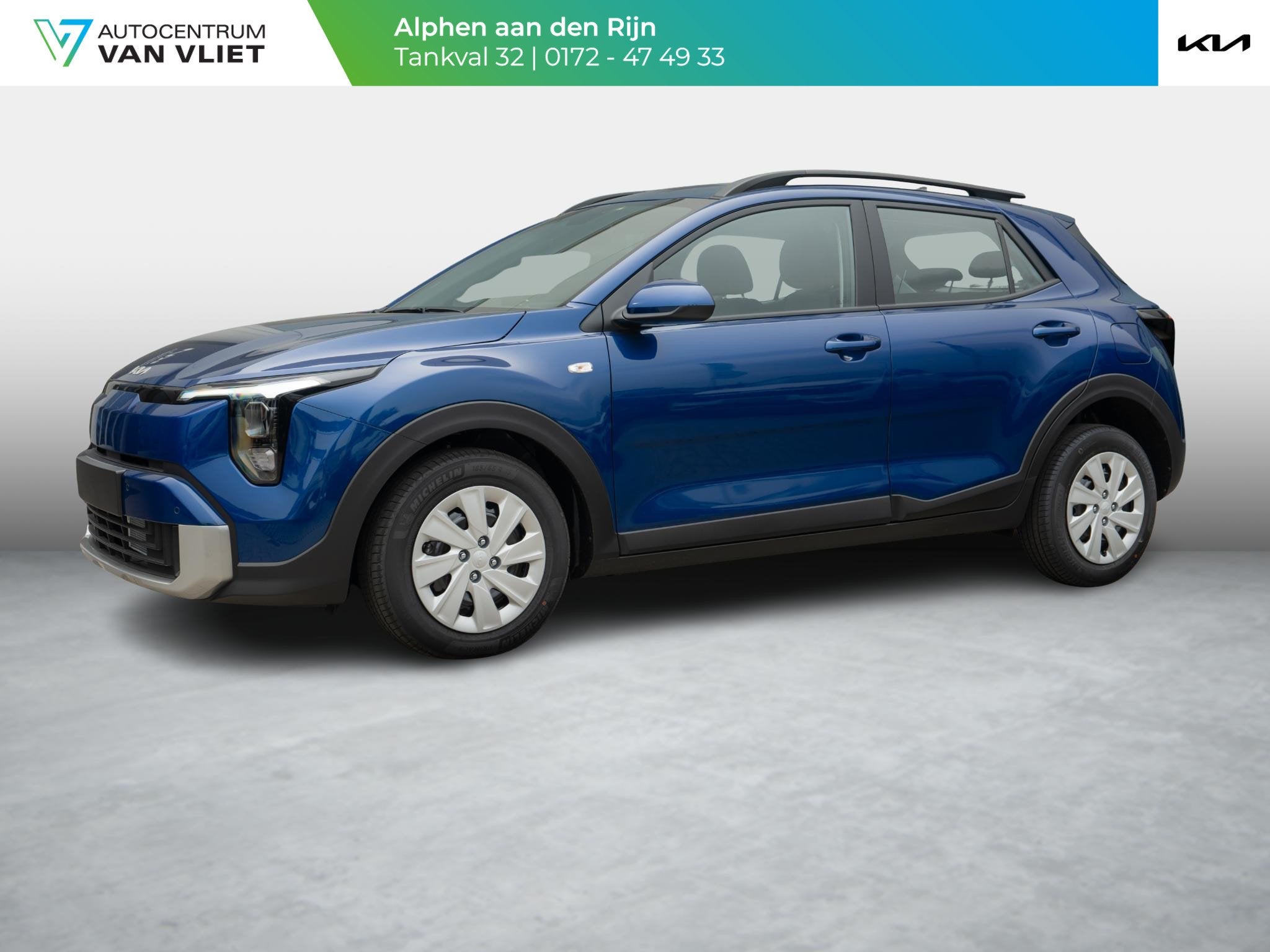 Kia Stonic 1.0 T-GDi MHEV DynamicLine | Op voorraad ! | Navi, Auto's, 12 maanden, Gebruikt, Euro 6, Blauw