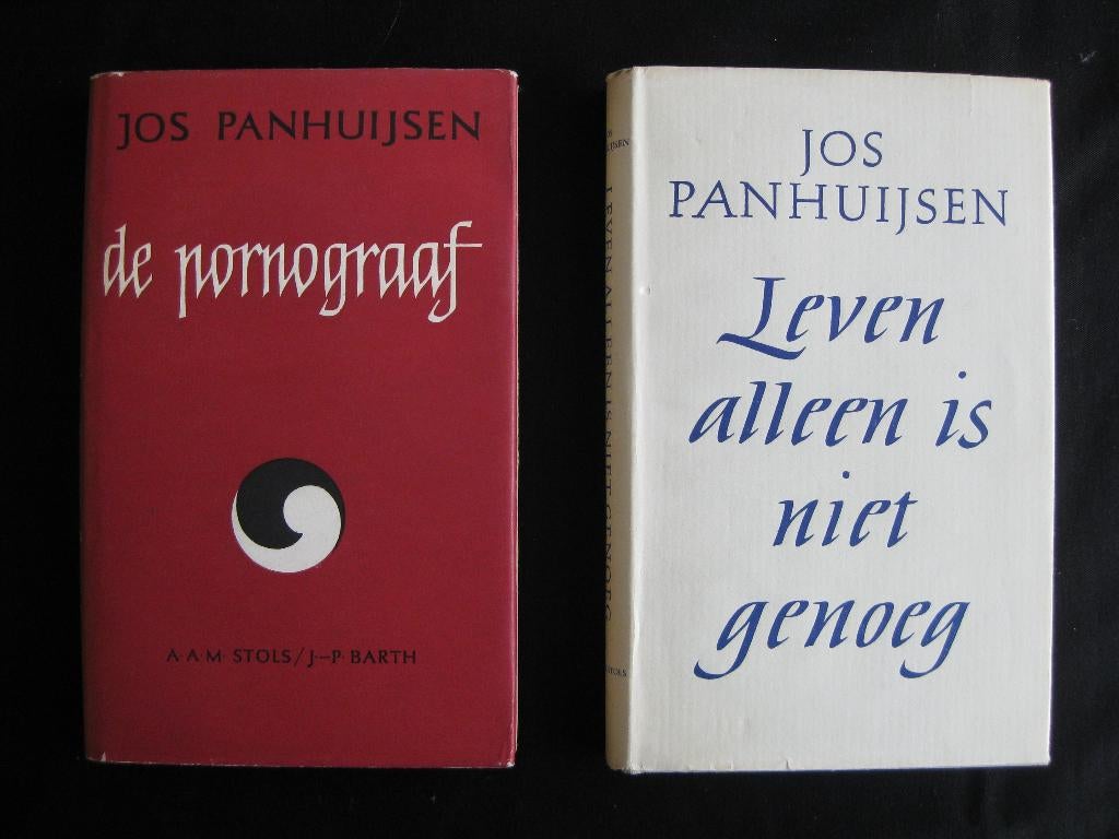 Jos Panhuijsen, 2 Boeken beiden met opdracht, Ophalen of Verzenden, Gelezen