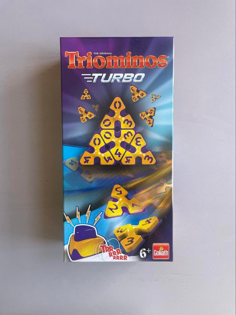 Triominos Turbo, Een of twee spelers, Ophalen of Verzenden, Zo goed als nieuw, Goliath