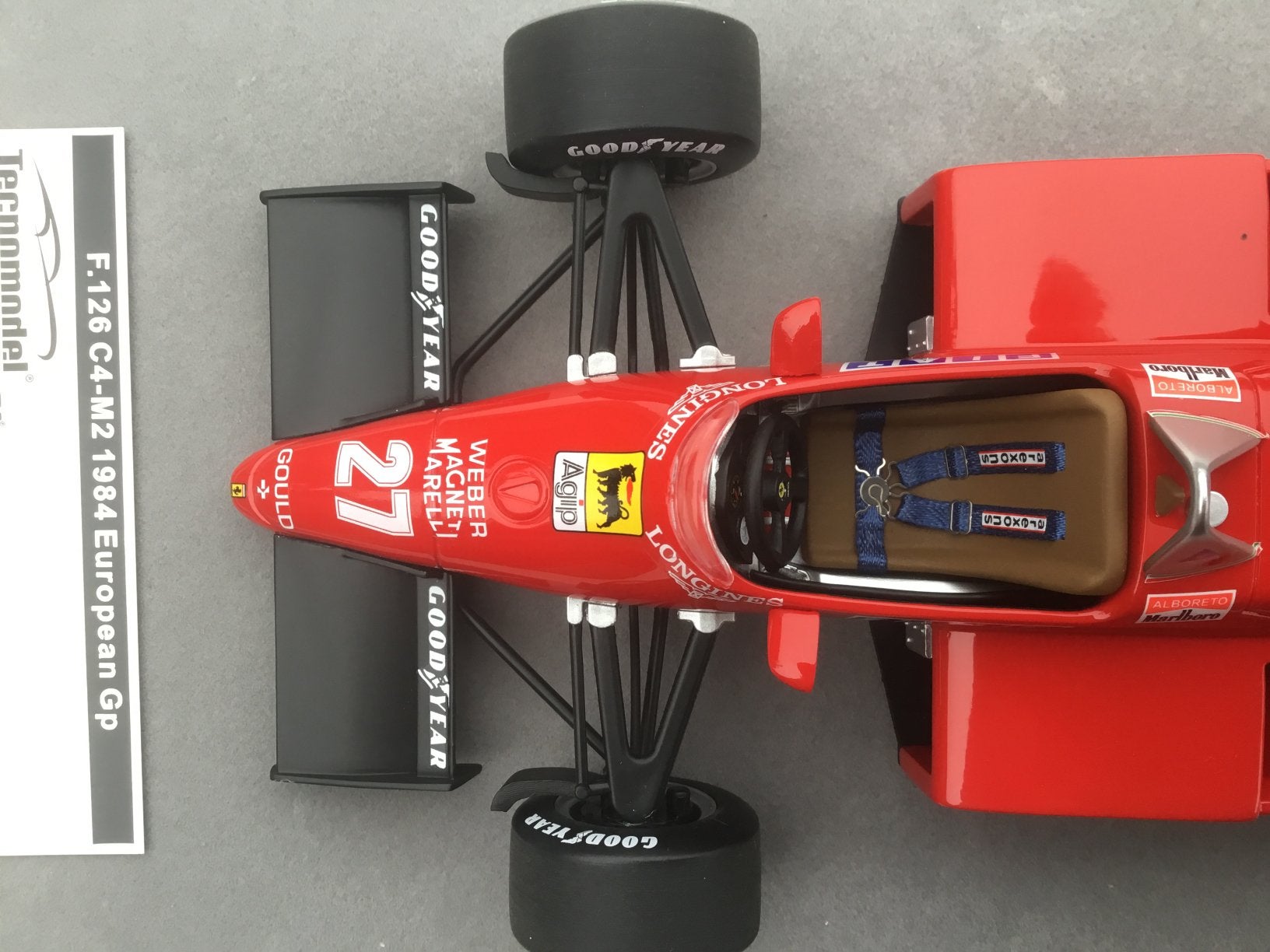 Ferrari F126 C4-M2 Alboreto Technom. lim.26/270 1:18 ovp TOP, Hobby en Vrije tijd, Ophalen, Nieuw, Auto, Overige merken