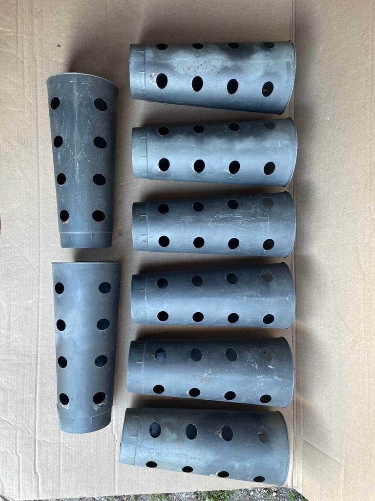 8 stuks hangbakken voor planten en aardbeien, Tuin en Terras, Bloembakken en Plantenbakken, Ophalen, Kunststof, Minder dan 30 cm