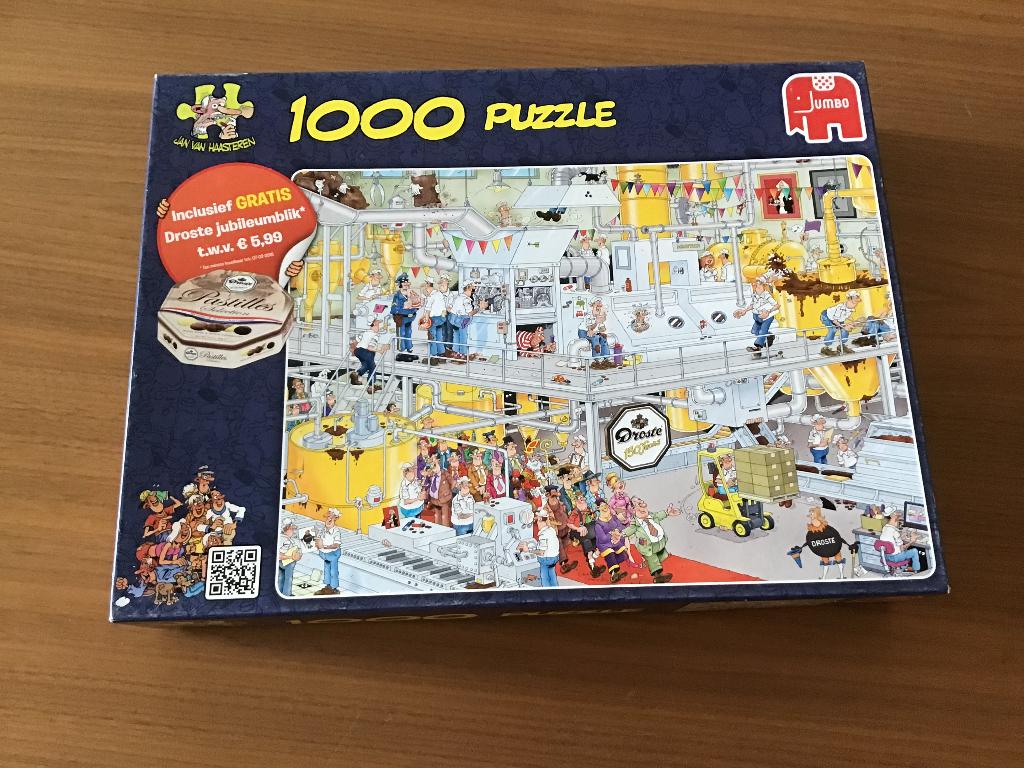 Puzzel Jan van Haasteren 1000 stukjes, Ophalen of Verzenden, 500 t/m 1500 stukjes, Zo goed als nieuw, Legpuzzel
