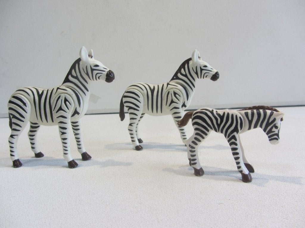Playmobil 2 zebra’s met baby – 70356, Ophalen, Gebruikt, Losse onderdelen